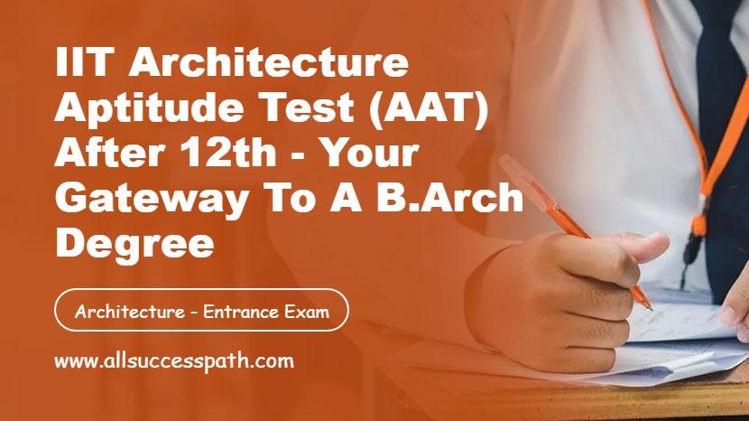 Architecture Aptitude Test (AAT) After 12th