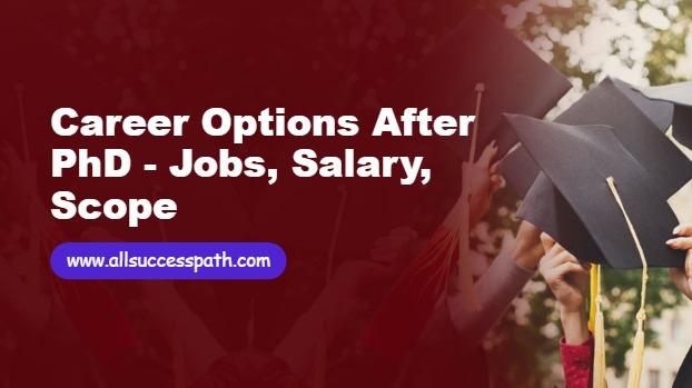 Career Options After PhD