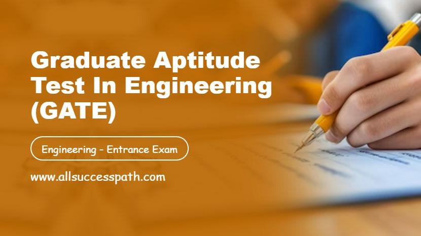 Graduate Aptitude Test in Engineering GATE