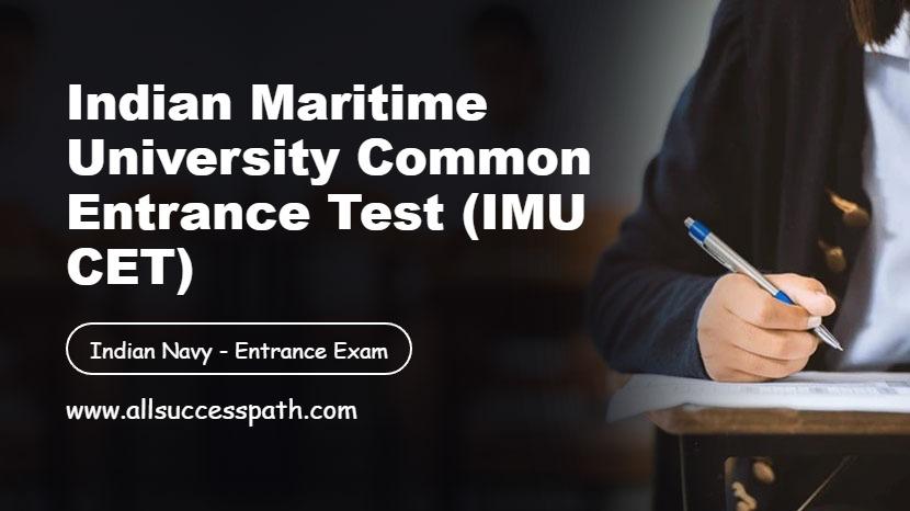 Indian Maritime University Common Entrance Test