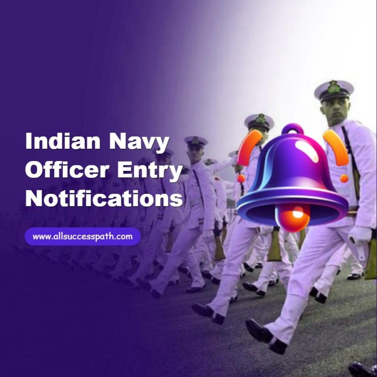 Indian Navy Officer Entry Notifications