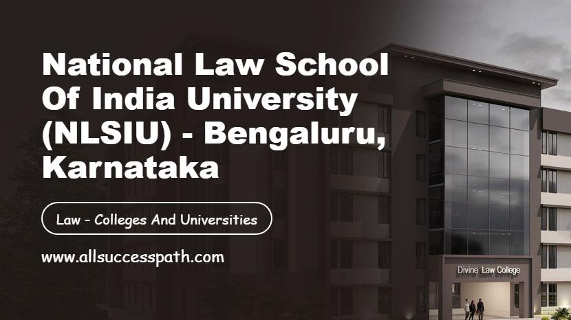 National Law School of India University Bengaluru Karnataka