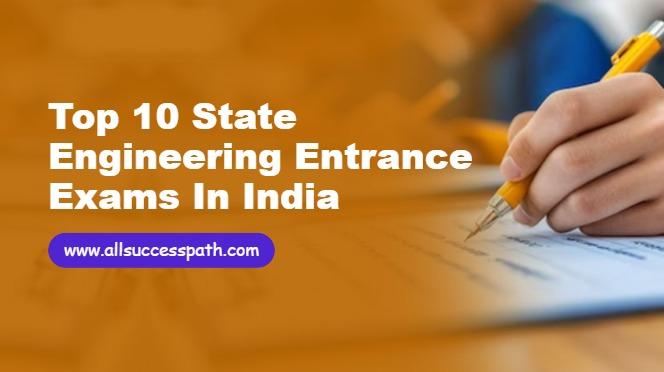 State Level Engineering Entrance Exams