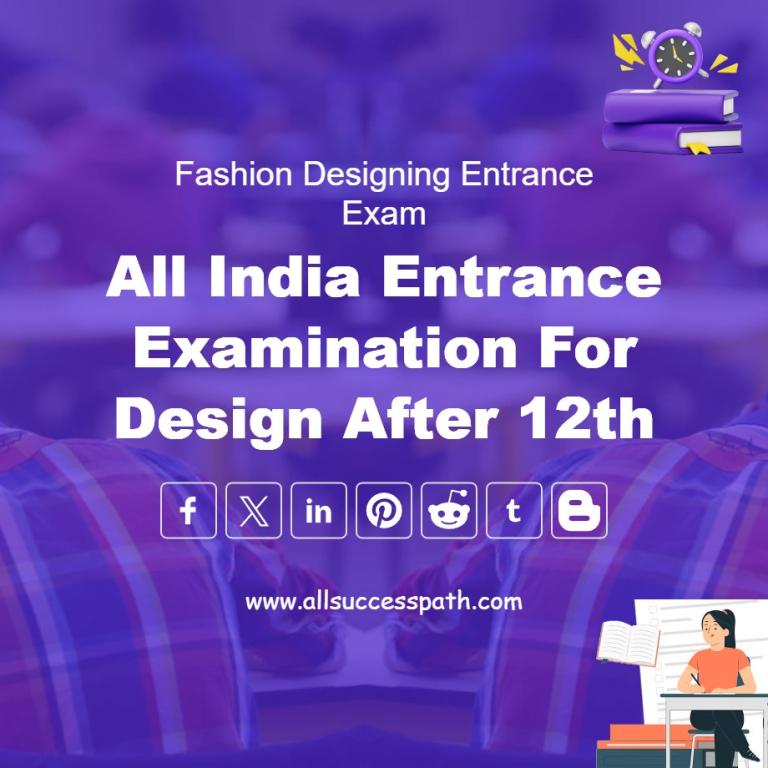 AIEED Entrance Exam After 12th