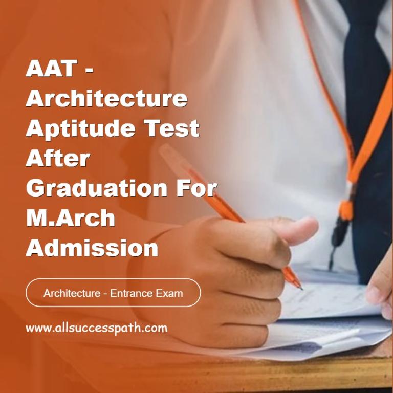 Architecture Aptitude Test After Graduation