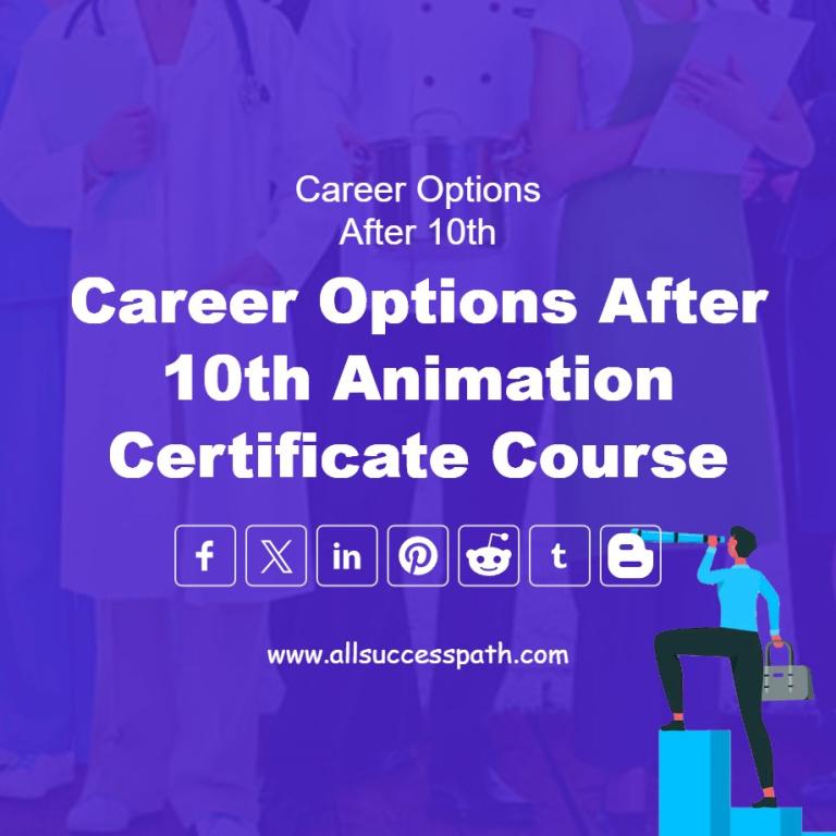 Career Options After 10th: Animation Certificate Course