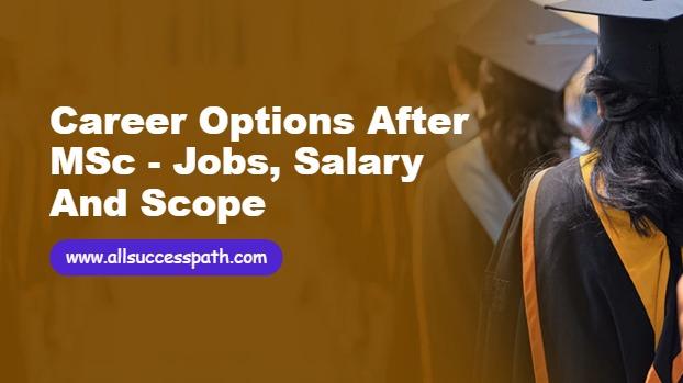 Career Options After MSc