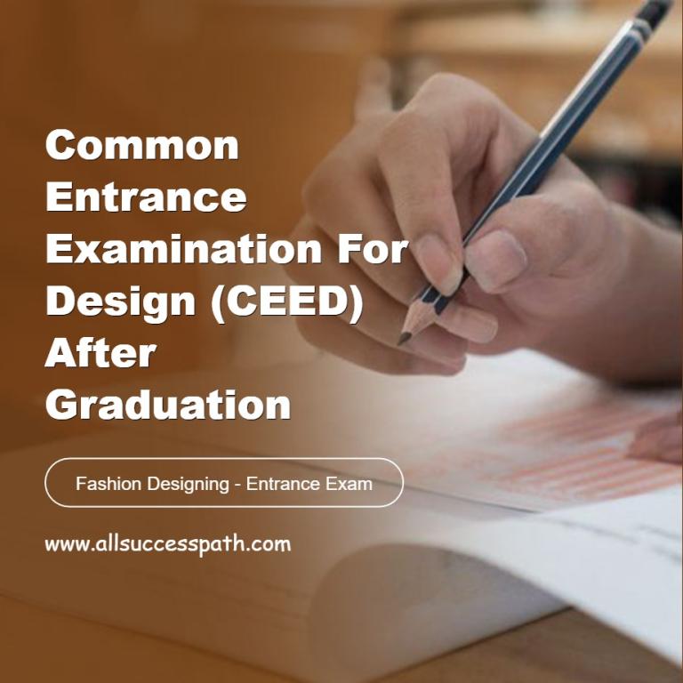Common Entrance Examination for Design After Graduation