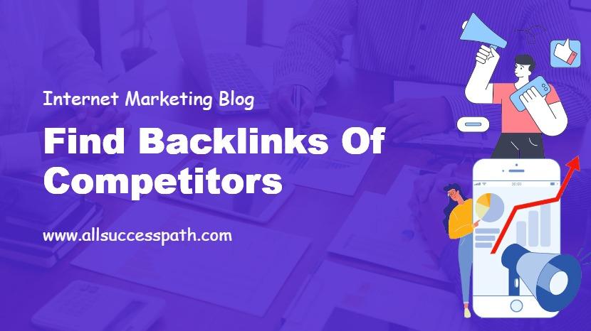 Find Backlinks of Competitors