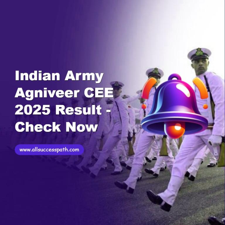 Indian Army Agniveer CEE Result