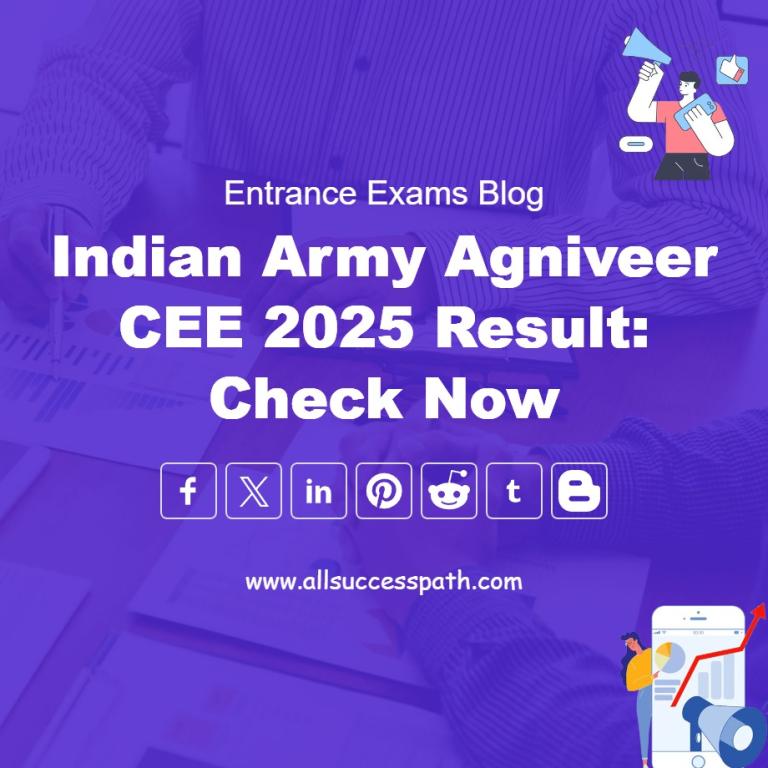 Indian Army Agniveer CEE Result