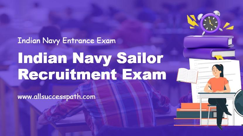 Indian Navy Sailor Recruitment Exam