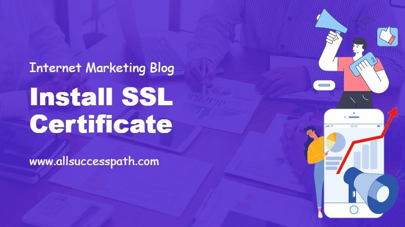 Install SSL Certificate