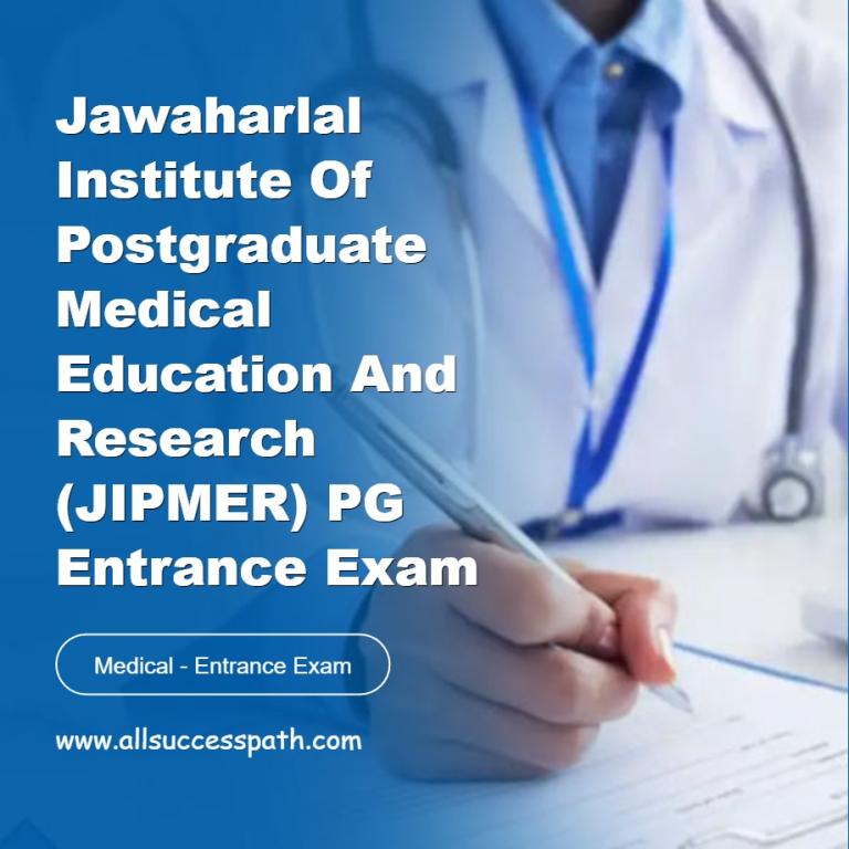 JIPMER PG Entrance Exam