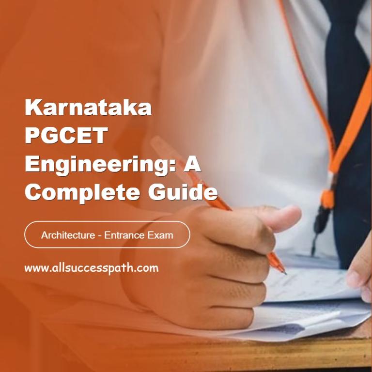 Karnataka PGCET Engineering: A Complete Guide
