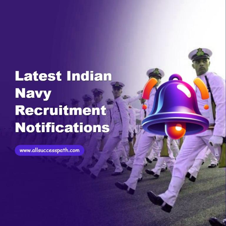 Latest Indian Navy Recruitment Notifications