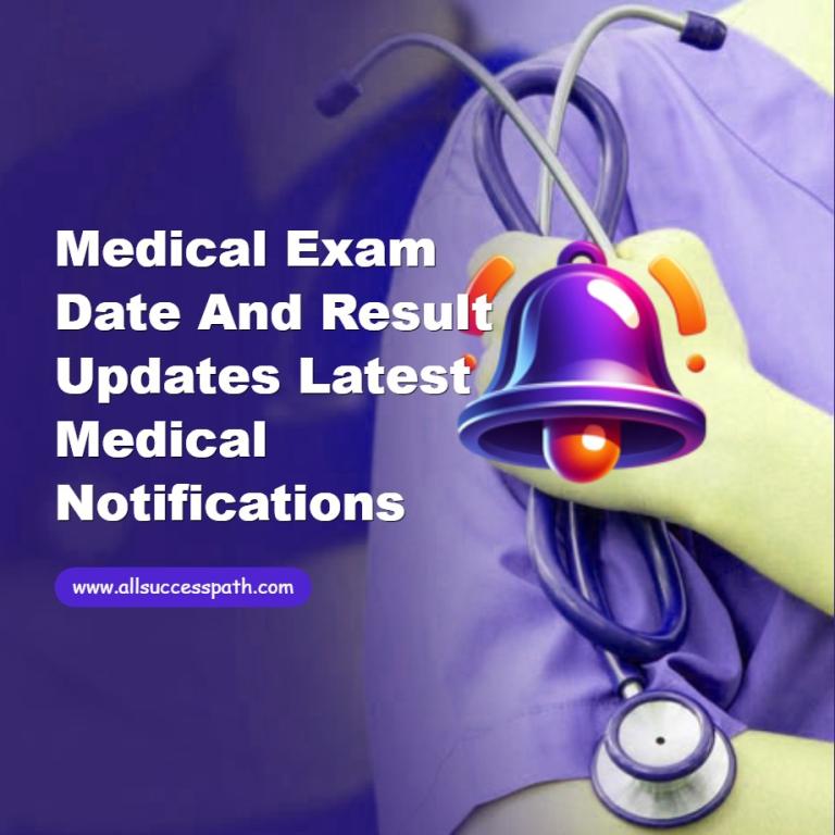 Medical Exam Date and Result Updates